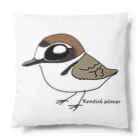 とりみちゃんの野鳥グッズのお店のシロチドリ Cushion