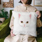 Baby Tigerのねこラブ・白猫 Cushion