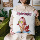 ウッチー組のマーメイド金魚・憂い Cushion