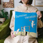 いっぷく処 てんてんのSummer vacation クッション