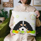 greetenのキャバリアトライカラー癒し犬 Cushion