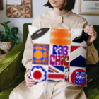 fab chic ファブシックの賑やかファブモチーフ Cushion