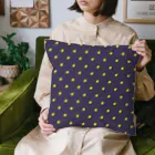 CHOSANAのドット よく見るとレモン Cushion