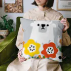 サタケシュンスケ｜イラストレーターのPlants and Polorbear Cushion