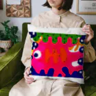 ymuseumのサンゴに隠れる魚 Cushion