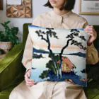 寿めでたや(ukiyoe)の葛飾北斎_冨嶽三十六景　信州諏訪湖 Cushion