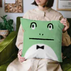 てら ねこグッズのカエルさん Cushion