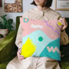 71mamifuの山と太陽 Cushion