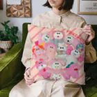 むにゅのピンクちゃんズ Cushion