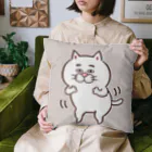 目つきの悪い猫＠いけやけいの踊るにゃんこ Cushion