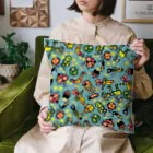 ぴょろりんちょ🐤の星柄の虫だらけクッション Cushion