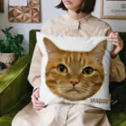 猫カフェ ぶぅたんグッズショップのマビくんのお顔 Cushion