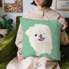 hanapecha_wannyanの可愛いウインクスマイルペキちゃん Cushion