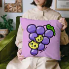 にゃんぴーのフルーツにゃんぴー（ぶどう） Cushion