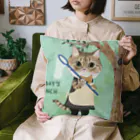 wokasinaiwoの夏猫10ズ虫とり Cushion