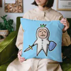 ナチュラルサトシのめへの世知辛さを感じている顔の勇者 Cushion