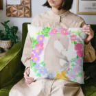 羊毛フェルトのMOFFU.（もっふ）のカワウソの美ら（ちゅら）ちゃん Cushion