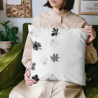 さくちゃんのおみせのモノクロさくらっこ Cushion