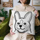 週刊少年ライジングサンズのコーギー 黒 Cushion