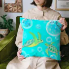 LalaHangeulの海亀さん　ハングルデザイン Cushion