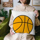 🏀ゆっくりバスケのお店の何となくで描いたバスケットボール クッション