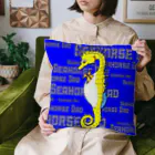 LalaHangeulのSeahorse Dad　yellow  Cushion