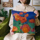 アトリエ　気ままにめろんぱんの着る絵画　薔薇　と　薔薇の微笑みグッズ クッション