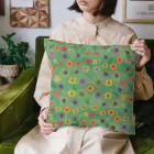 K's Jewelsの緑の花柄 Cushion