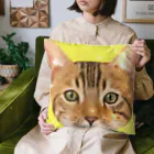 utouch_のねこ【顔】 Cushion