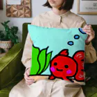 rie-pocochaの金魚 Cushion