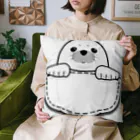 yanyaのぽけっとあざらし Cushion