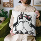 penguininkoの仲良く鳴き交わす🐧🐧 Cushion