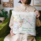 ニゼックと舞香のお店の首都圏鉄道マップC Cushion