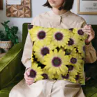 N-Photography のYellow Flowers 1 Cushion