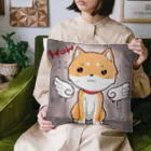 山口さぷり SUZURI店のウォールアートポン太 Cushion