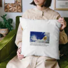 yuu all rightの〝空とひまわり〟向日葵 Cushion