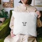 お母さんの気まぐれの面長の牛 Cushion