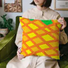 パイナップルみかんのみかん柄 Cushion