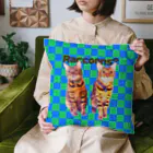 にゃんたまHOUSEのテトノア「僕達たぬき？」 Cushion