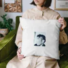 銀座ブイヨン画廊の赤い鳳仙花 Cushion