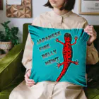 LalaHangeulのJAPANESE FIRE BELLY NEWT (アカハライモリ)　 Cushion