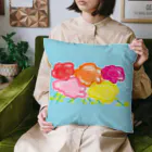 🐸かえるさんと仲間たち🐸のはなのたば Cushion