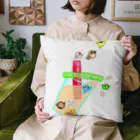 Lily bird（リリーバード）のタピオカ小鳥とミルクティー Cushion