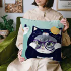 wokasinaiwoのイタズラ猫10ズ(プリン) Cushion