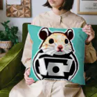 AI画家『Stable Diffusion』Shopのスター・ウォーズ風なハムスター🐹 クッション