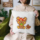 レタ(LETA)のぬいクマちゃんのキノコがり Cushion