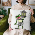 もむのふの爬虫類グッズやさんの天燈鬼トノサマガエルちゃん Cushion