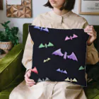 🦇水月黒羽ᙅ⩬のコウモリくん大集合（黒） Cushion