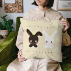 たかどのみこと🕊の白黒うさぎ Cushion