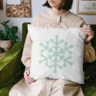 Wonder Bird Forestの雪の結晶 Cushion